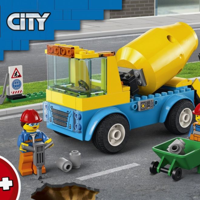 LEGO City 60325 Náklaďák s míchačkou na beton