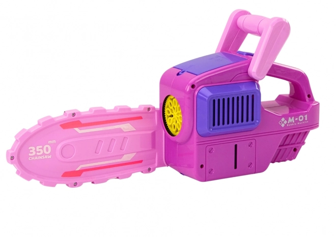 Mýdlové bubliny Machine Chainsaw Pink