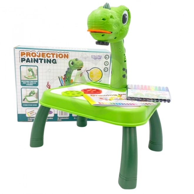 Kreslící tabule a projektor Dinosaur WOOPIE