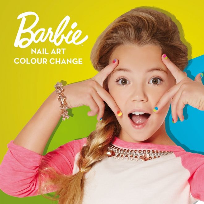 Barbie kreativní sada Vytvořit lak měnící barvu