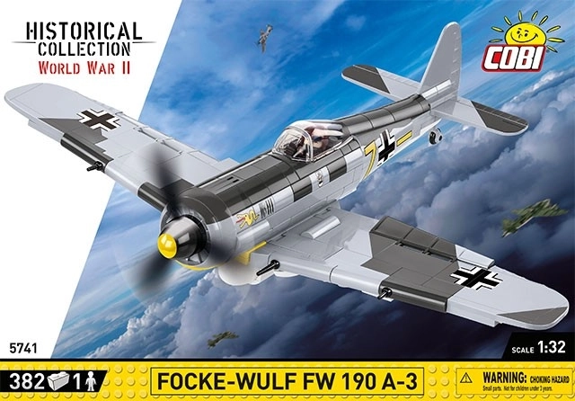Stavebnice Historická Kolekce WWII Focke-Wulf FW 190 A-3 382 kostek