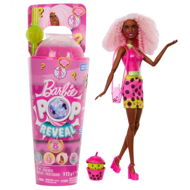 Brb pop reveal barbie bubble tea asst