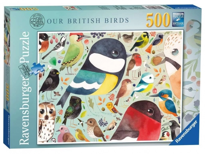 Ravensburger Puzzle Britští ptáci 500 dílků