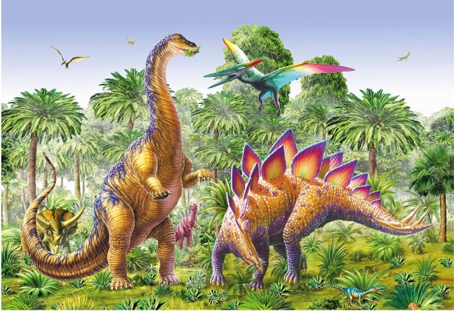 Puzzle Souboj dinosaurů