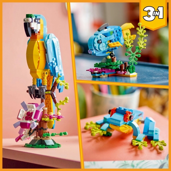 LEGO Creator 3v1 31136 Exotický papoušek