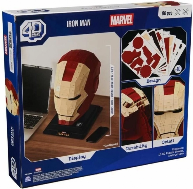 4D BUILD 3D Puzzle Marvel: Ironman 96 dílků