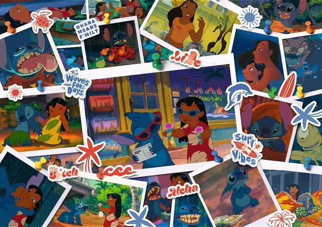 Puzzle 1000 dílků Lilo a Stitch Sladké vzpomínky