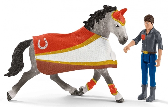 SCHLEICH Horse Club® 42443 Mia a set pro vaulting