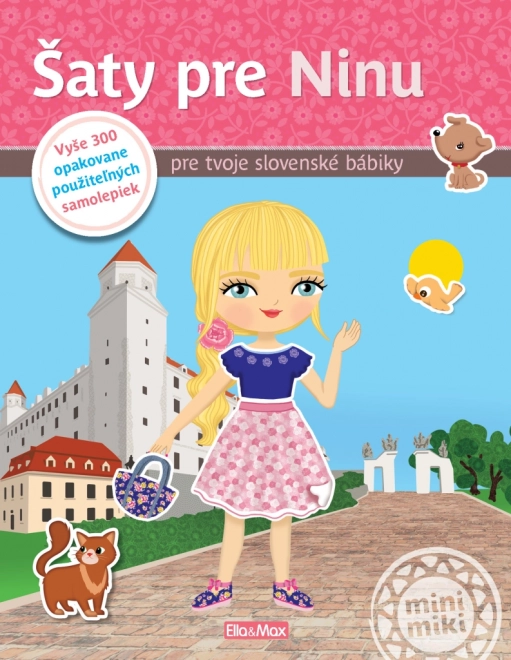 Šaty pre NINU ─ Kniha samolepiek