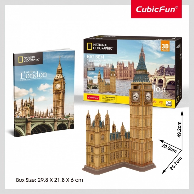 3D puzzle National Geographic Big Ben