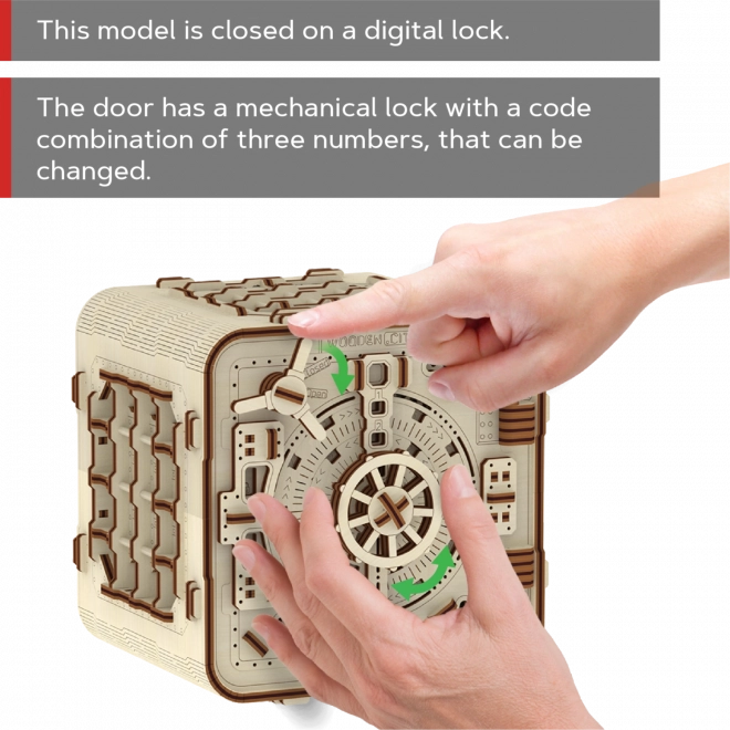 Wooden City 3D puzzle Trezor 225 dílů