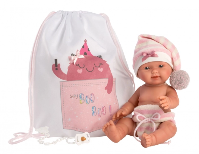 Obleček pro panenku miminko New Born velikosti 26 cm s doplňky