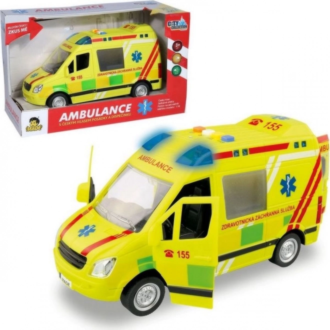 Česká ambulance se zvuky