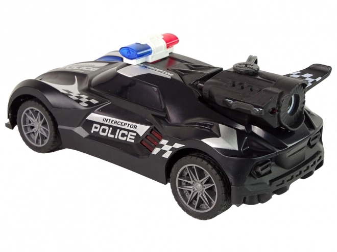 Sportovní auto R/C Police Black na dálkové ovládání