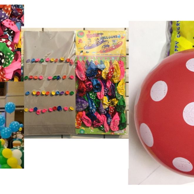 Barevné latexové balónky - 40 kusů