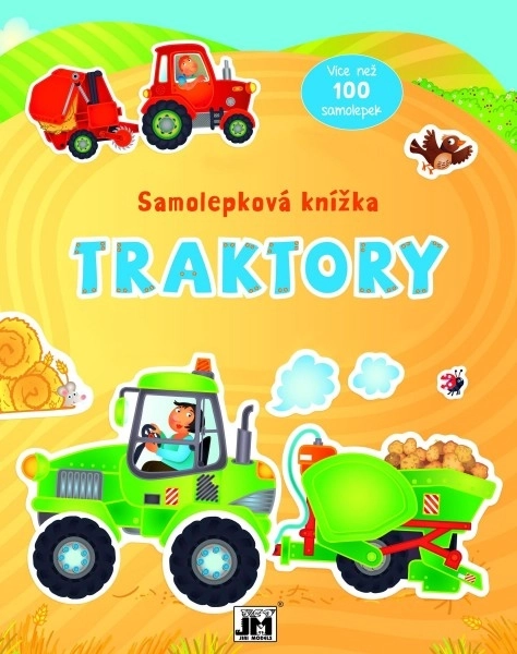 Samolepková knížka Traktory 21,5x28cm