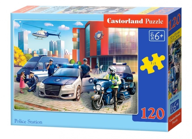 Dětské puzzle Policejní stanice 120 dílků