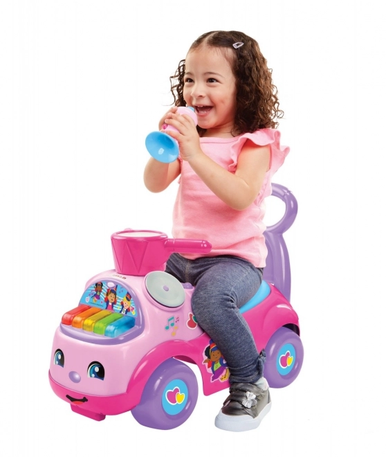 Fisher Price Hudební průvod Rider růžový