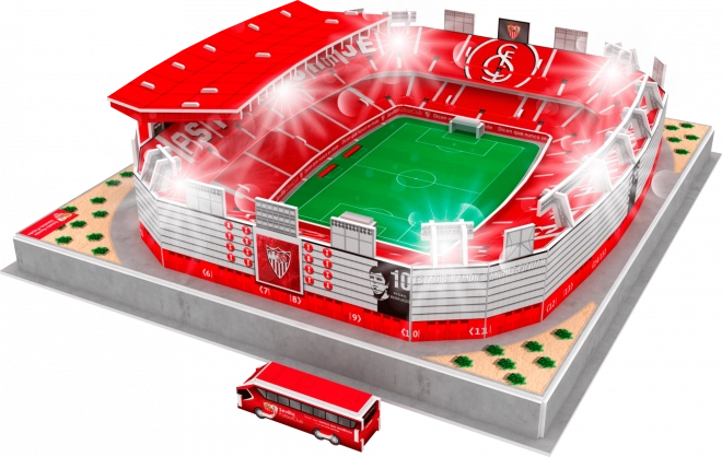 3D PUZZLE STADIUM Svítící 3D puzzle Stadion Ramón Sánchez-Pizjuán - FC Sevilla