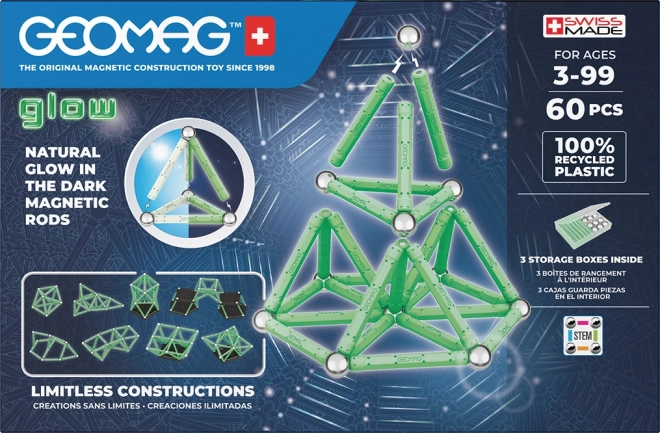 GEOMAG Glow 60 dílků