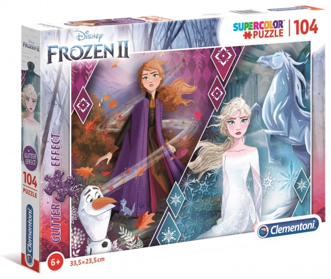 Puzzle se třpytkami Frozen 2