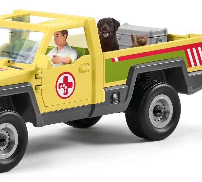 SCHLEICH Farm World® 42503 Záchranné terénní auto s veterinářem