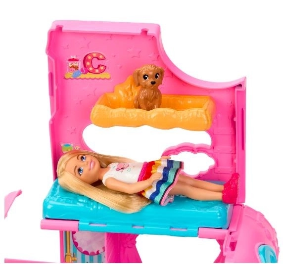 Barbie karavan s Chelsea a zvířátky