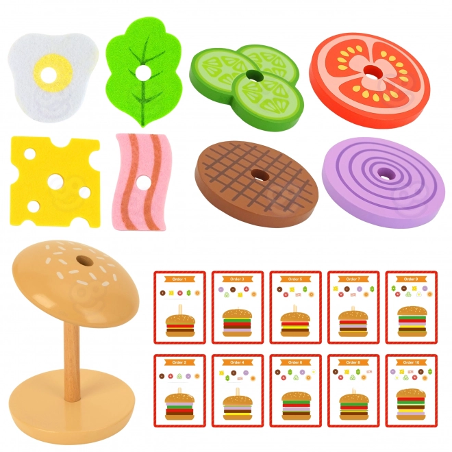 Dřevěná burgerová restaurace WOOPIE GREEN pro děti