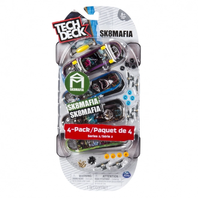 Tech Deck fingerboard čtyřbalení