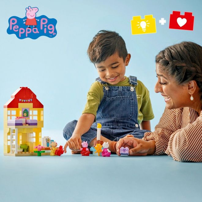 DUPLO kostky 10433 Peppa Pig Narozeninový dům