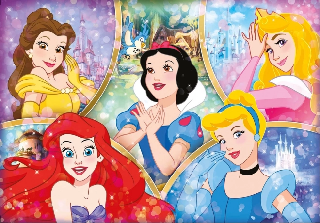 CLEMENTONI Puzzle Nejkrásnější Disney princezny 180 dílků