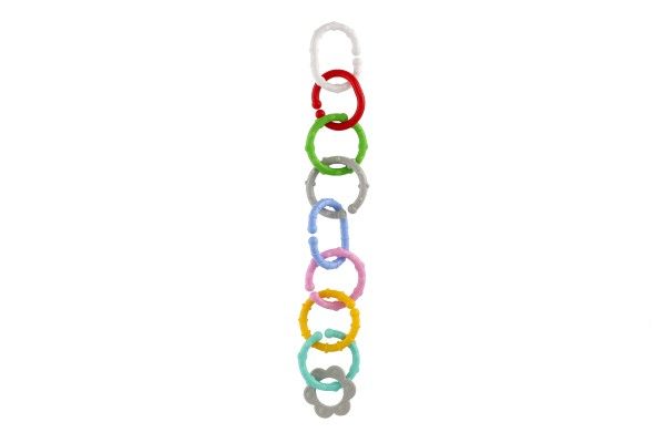 Řetěz/zábrana 8 tvarů plast v sáčku 11x48x3cm 0m+