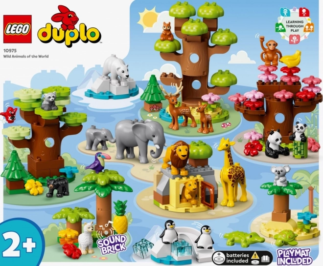 LEGO® DUPLO® 10975 Divoká zvířata světa