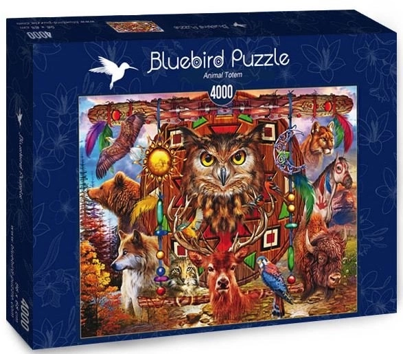 Puzzle Zvířecí totem 4000 dílků