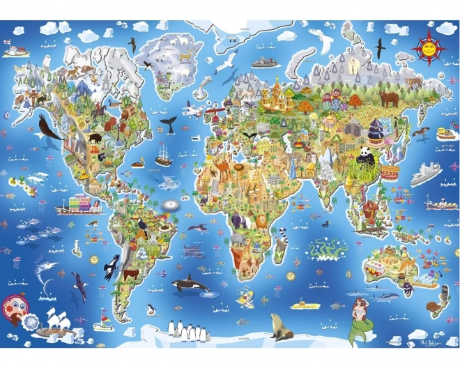 GIBSONS Vzdělávací puzzle Náš svět 250 dílků