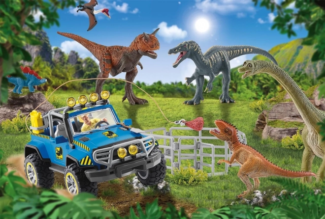 SCHMIDT Puzzle Schleich Prehistoričtí obři 60 dílků + figurka Schleich