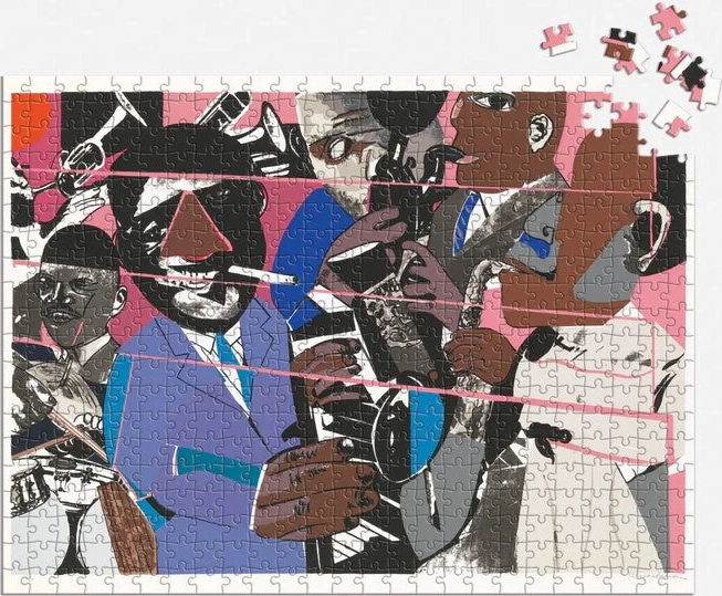 GALISON Oboustranné puzzle Romare Bearden x DreamYard 500 dílků