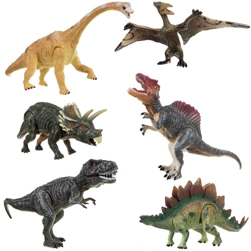 Pohyblivé figurky dinosaurů - 6 kusů