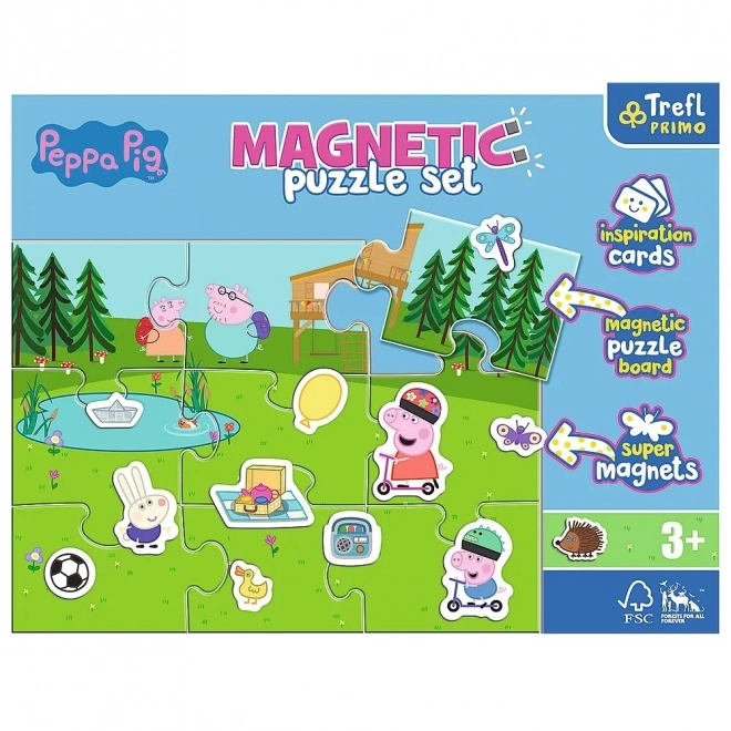 Magnetické puzzle Peppino hřiště, Prasátko Peppa