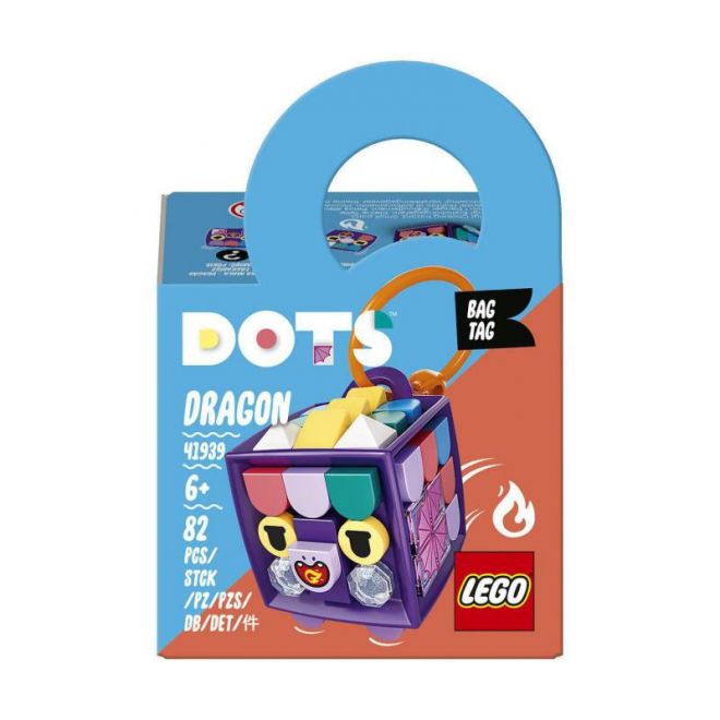 LEGO Dots 41939 Ozdoba na tašku – dráček