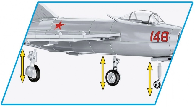 COBI 2416 Korean War MIG-15 FAGOT, 1:32, 504 k, 1 f