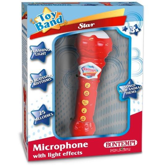 Karaoke mikrofon se světelnými efekty