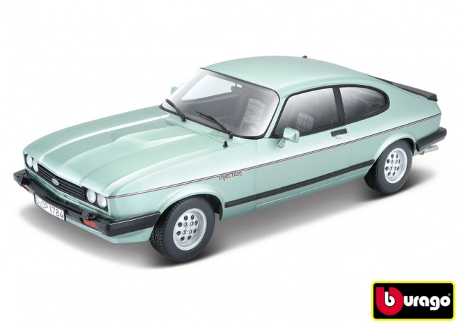 Bburago Ford Capri 1982 světle zelená