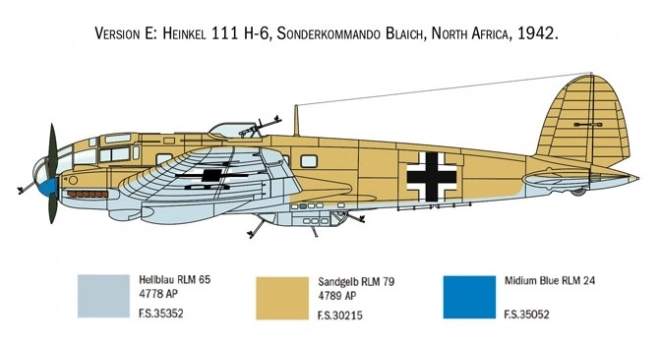 Plastikový model Heinkel He 111H Battle of Britain 80th