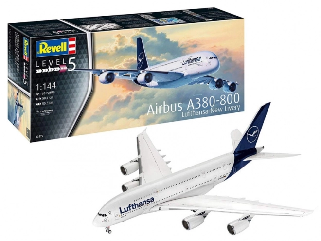 Plastikový model Airbus A380-800 Lufthansa New Livery