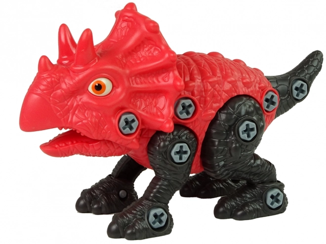 Dinosauří sada Triceratops s vajíčkem DIY šroubovák