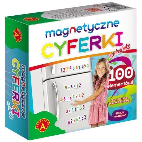 Magnetické číslice na lednici