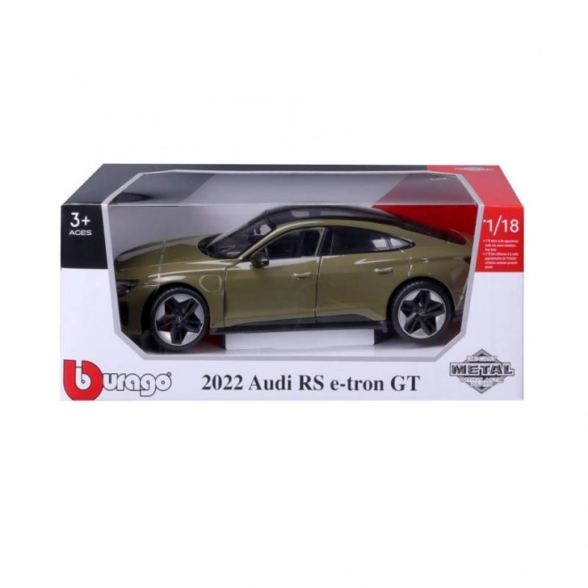 Bburago 1:18 Plus - 2022 Audi RS e-tron GT - Tactical Green