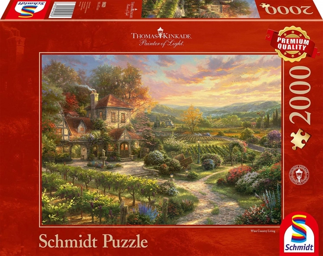 Puzzle Dům u vinice 2000 dílků