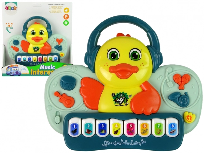 Interaktivní Duck Duck Piano DJ Zvuk Hudební nástroje Melodie